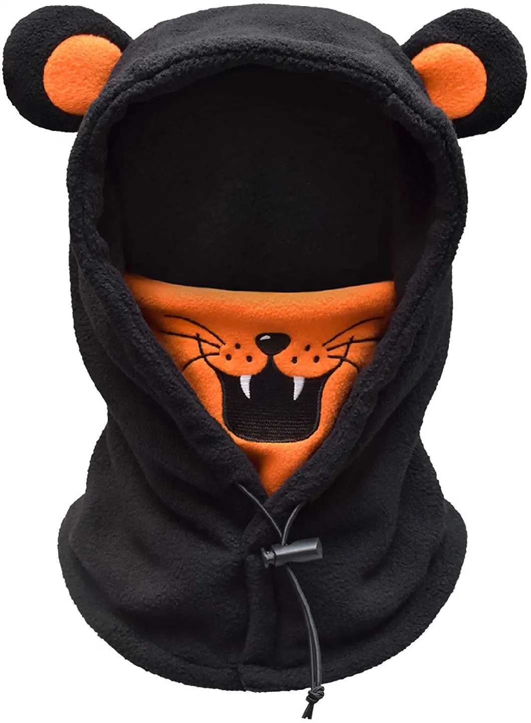 Kids Balaclava Tiger Face Mask, Boys/Girls Reusable Washable Cloth Full Face Masks, Windproof Dust Mask Winter Hat