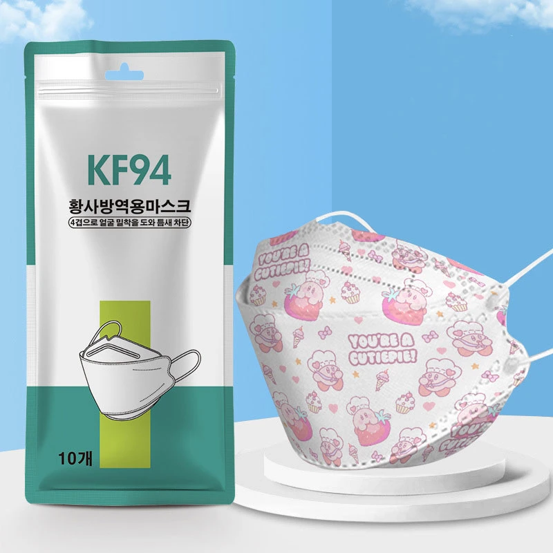 Kf94 Mask 4 Layer Fish Type FFP2 Cold Mask KN95 Disposable Mask Certified Manufacturer