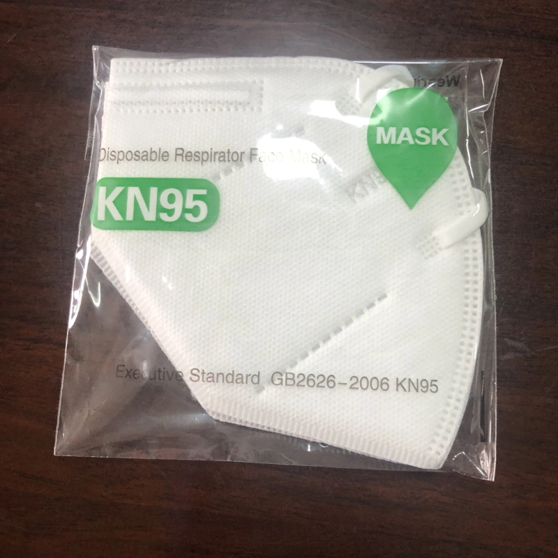 CE Certified Flat Fold En149 FFP2 Disposable Protective KN95 Mask