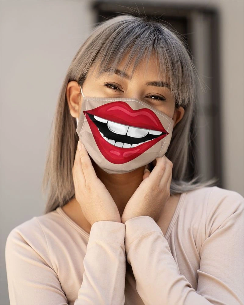 Reusable Washable Cotton Cloth Fashion Face Mask with Logo